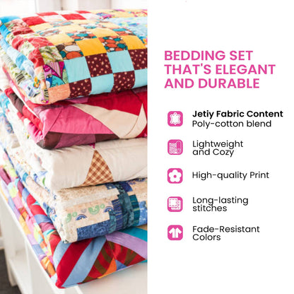 Snow Pup 3-Piece Quilted Bedding Set NCU0PVL313