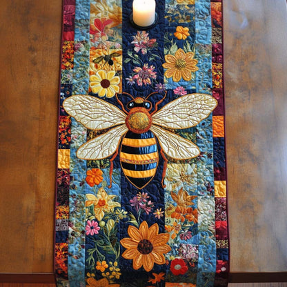 Bee Meadow Quilted Table Runner NCU0NNT1865
