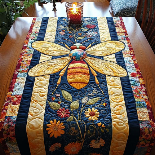 Bee Spring Quilted Table Runner NCU0NNT1868