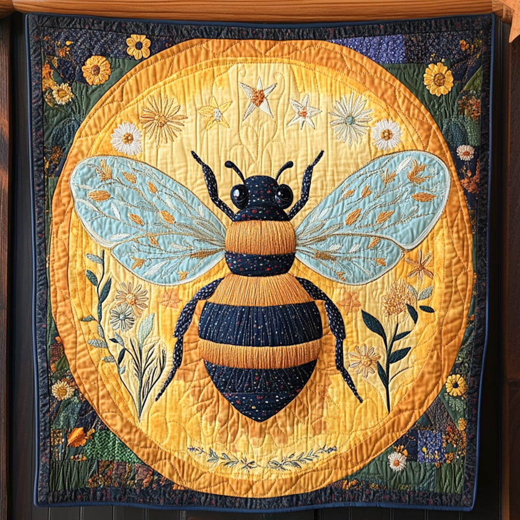 Bee's Bliss Quilted Blanket NCU0NT210