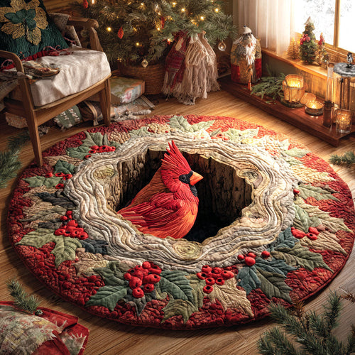 Berry Haven Quilted Round Mat NCU0NTV683