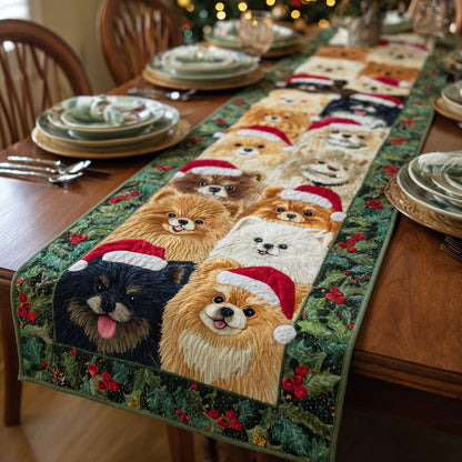 Berry Pomeranian Quilted Table Runner NCU0HNH568