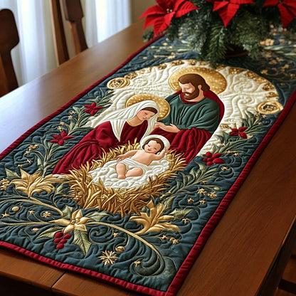Bethlehem Blessings Quilted Table Runner NCU0NNL198