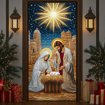 Bethlehem Night Quilted Door Cover NCU0NT10984