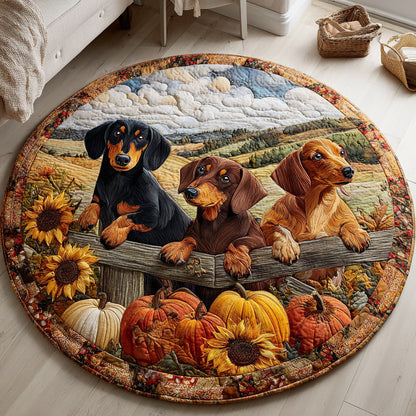 Beyond Dachshund Quilted Round Mat NCU0HNH1183