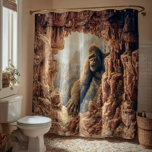 Bigfoot Canyon Presence Shower Curtain NCU0LDH597