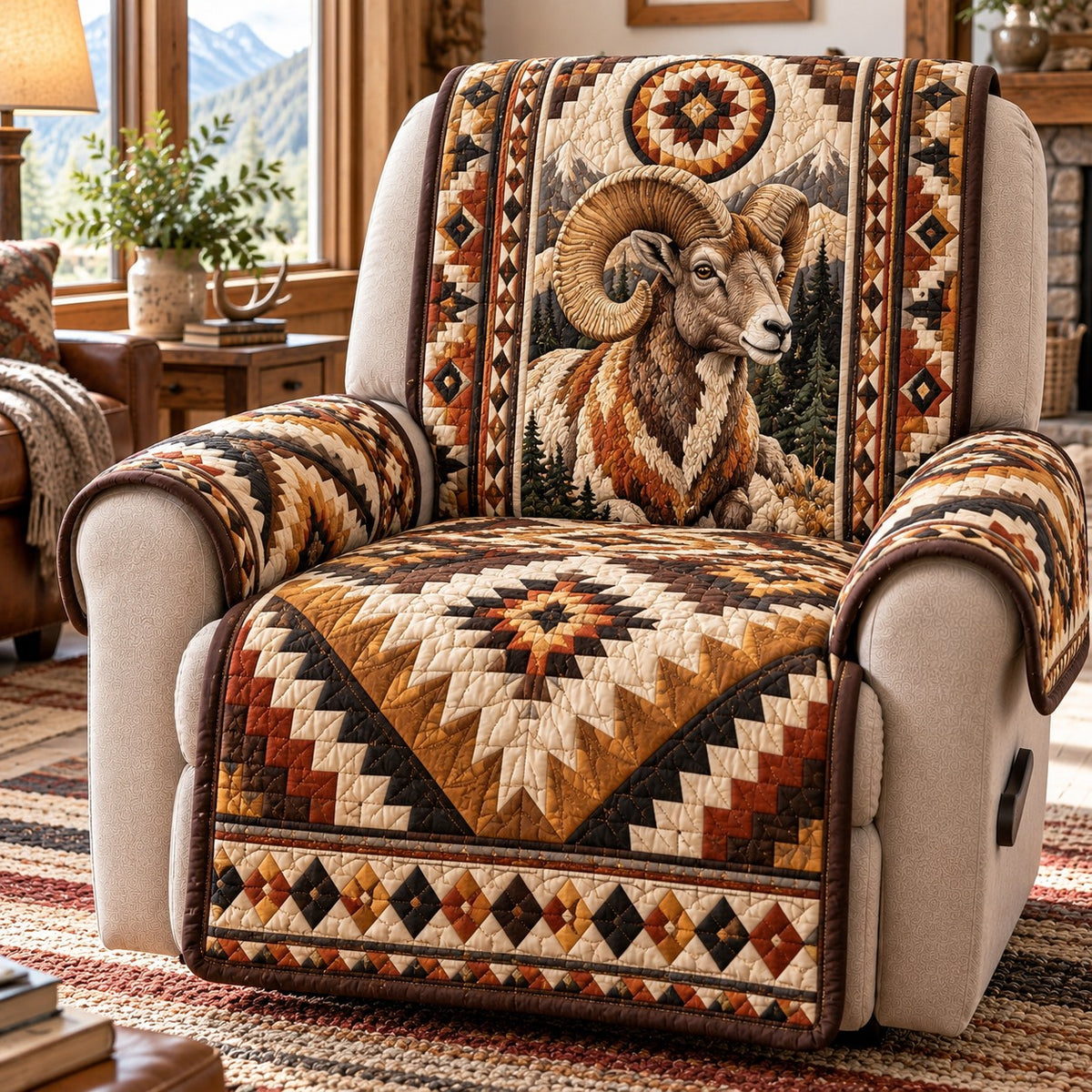 Bighorn Ridge Quilt Sofa Cover NCU0NTD2369