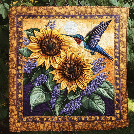 Bird and Bloom Quilted Blanket NCU0NNT233