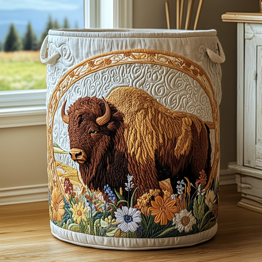 Bison Horizon Quilted Laundry Basket NCU0DDK1054