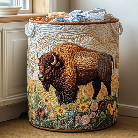 Bison Path Quilted Laundry Basket NCU0DDK1052