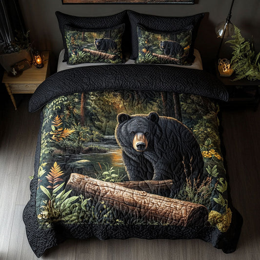 Black Velvet Beast Duvet Cover Set NCU0NNT471