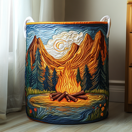 Blaze Night Quilted Laundry Basket NCU0DDK879