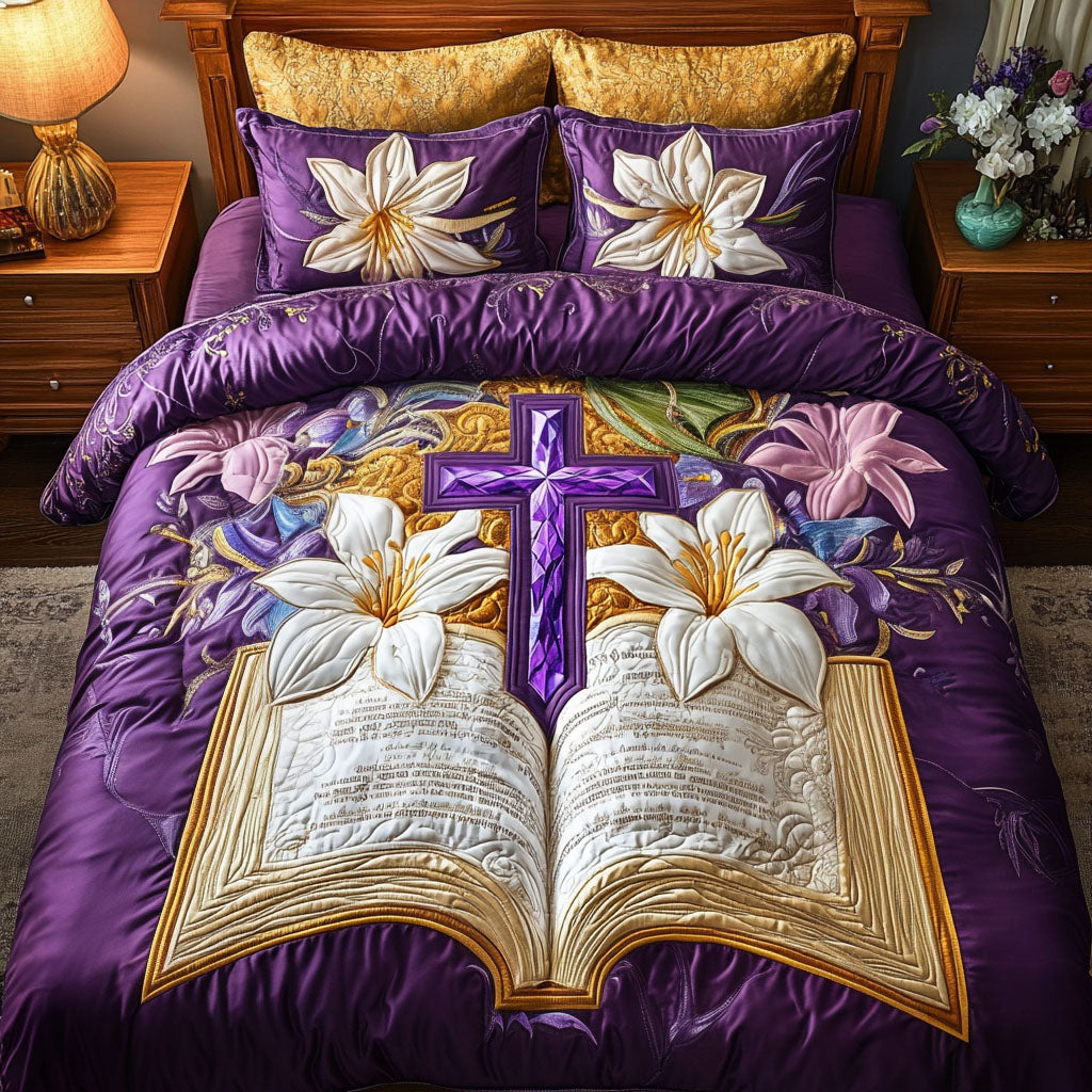 Blessed Cross Awakening Duvet Cover Set NCU0NNT579