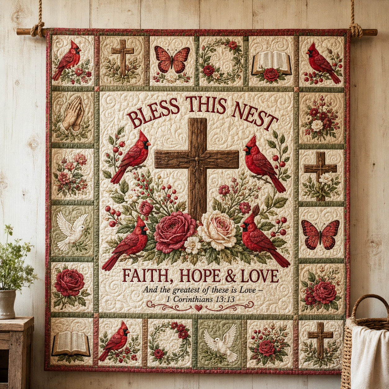 Blessed Nest Quilted Blanket NCU0NTV1150