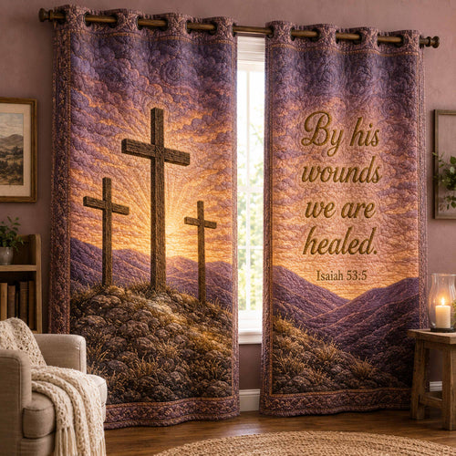 Blessed Promise Quilted Curtains NCU0NTD2103