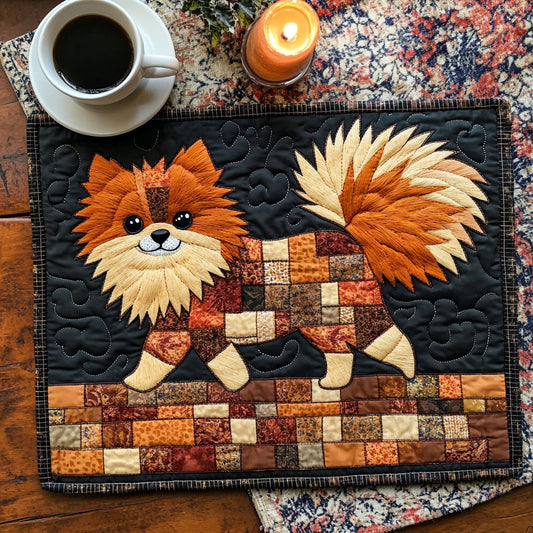 Blissful Bark Quilted Placemat NCU0NNT716
