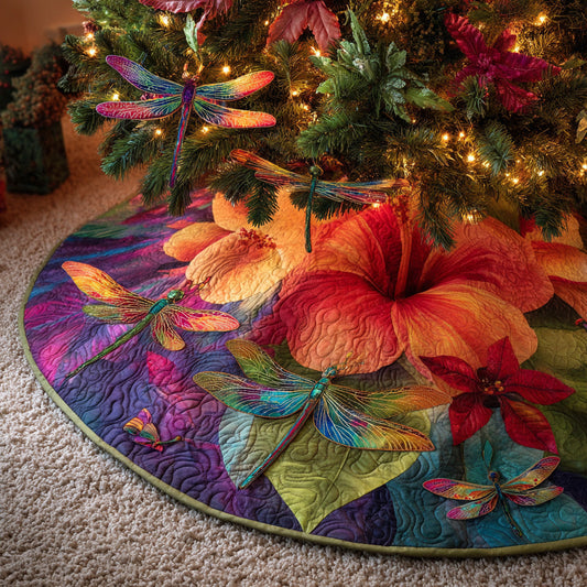 Bloom Aura Christmas Quilted Tree Skirt NCU0PVL757