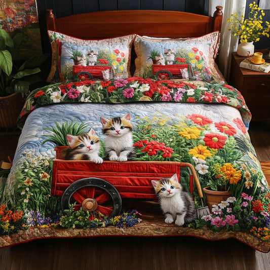 Bloom Cart Trio Duvet Cover Set NCU0NNT441