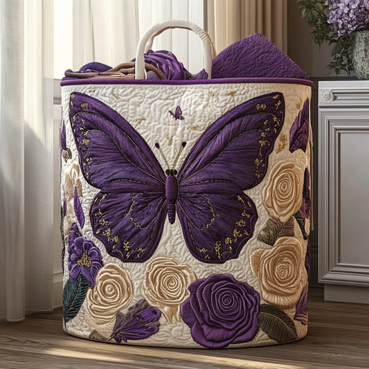 Bloom Flight Quilted Laundry Basket NCU0PVL667