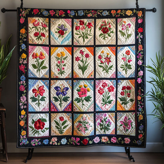 Bloom Haven Quilted Blanket NCU0DDK2293