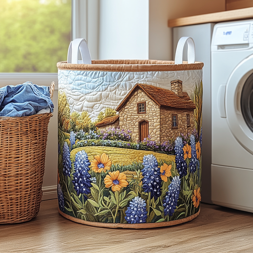 Bloom Path Quilted Laundry Basket NCU0DDK912