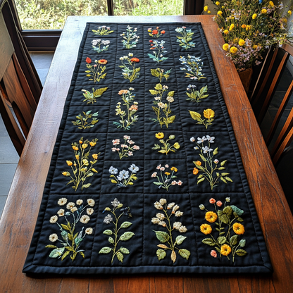 Bloom Path Quilted Table Runner NCU0DDK490