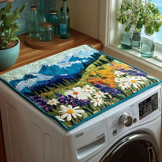 Bloom Valley Quilted Washer and Dryer Cover NCU0NTV012