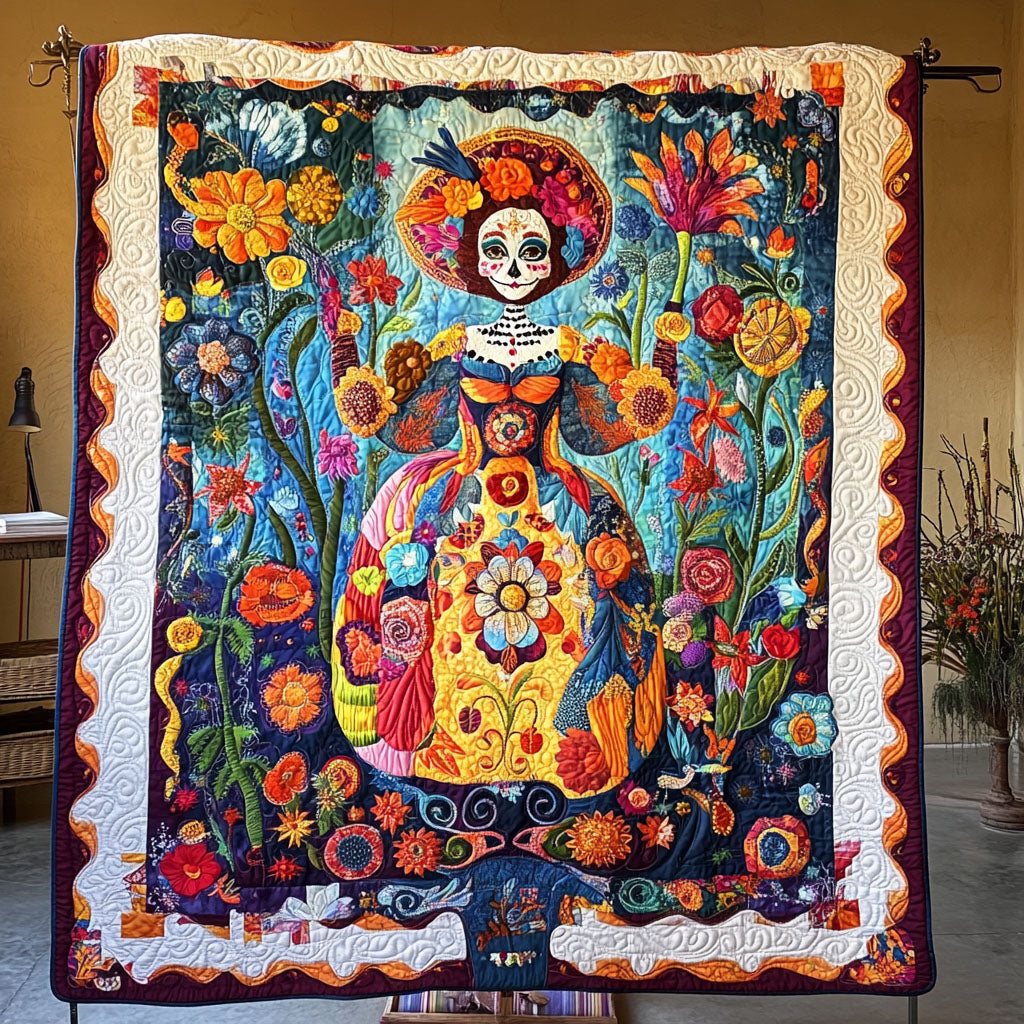 Blooming Afterlife Quilted Blanket NCU0PT1994