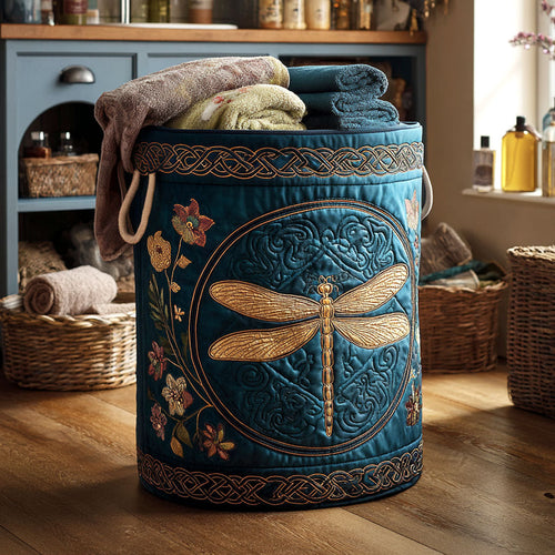 Blooming Aviator Quilted Laundry Basket NCU0NTV485