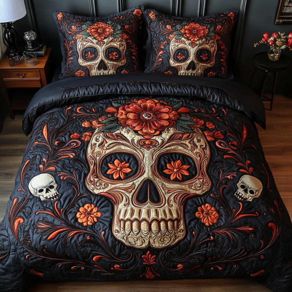 Blooming Death Duvet Cover Set NCU0NVH520