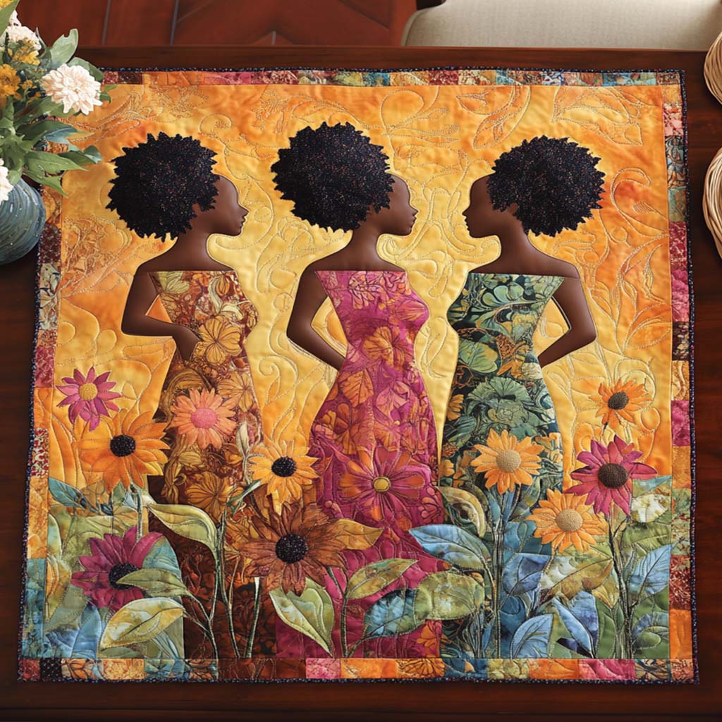 Blooming Grace Quilted Table Topper NCU0NNT1798