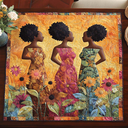 Blooming Grace Quilted Table Topper NCU0NNT1798