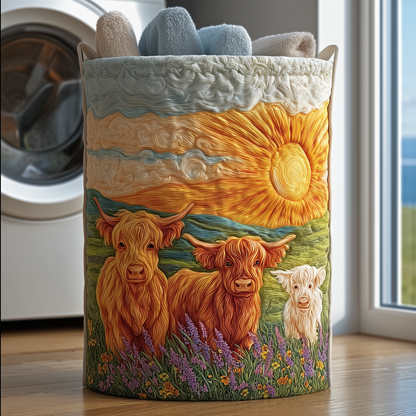 Blooming Highland Quilted Laundry Basket NCU0TH2941