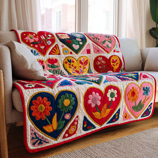 Blooming Joy Quilted Blanket NCU0NXD1258