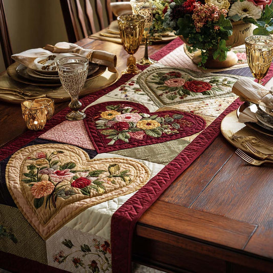 Blooming Love Quilted Table Runner NCU0DQQ0189