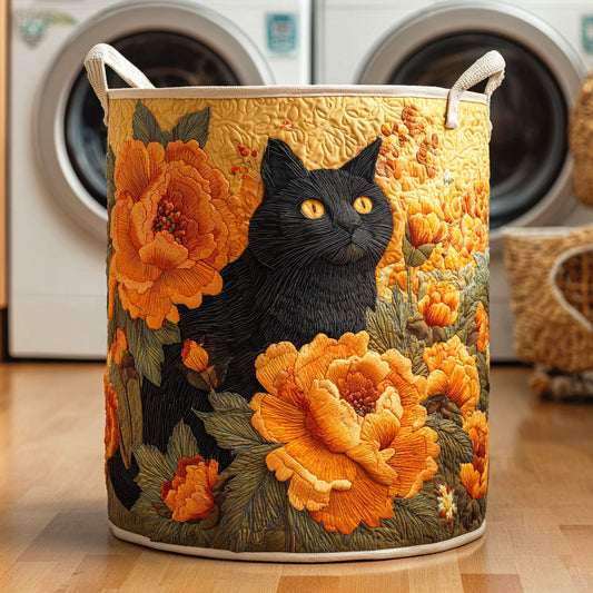 Blooming Shadow Quilted Laundry Basket NCU0NTD351