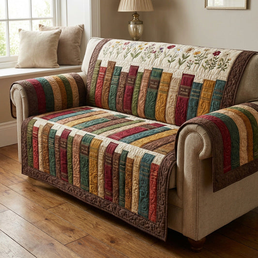Blooming Volumes Quilted Sofa Cover NCU0NTV926
