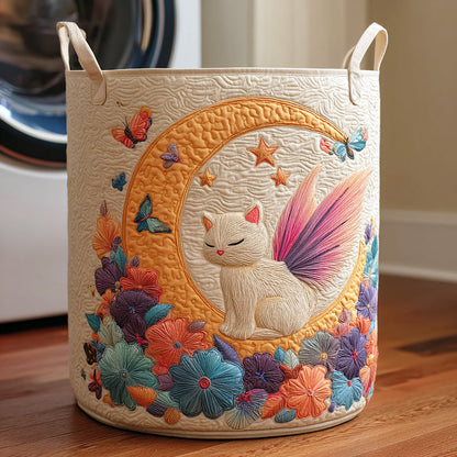 Bloomy Catnap Quilted Laundry Basket NCU0NTD696
