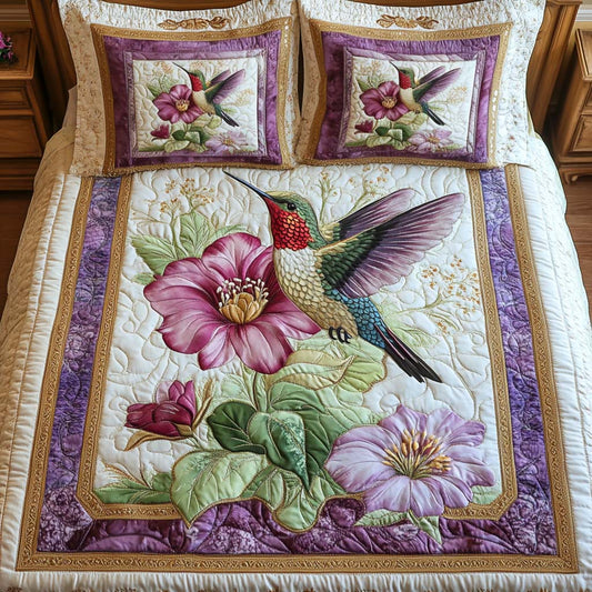 Blossom Dance 3-Piece Quilted Bedding Set NCU0NT2023