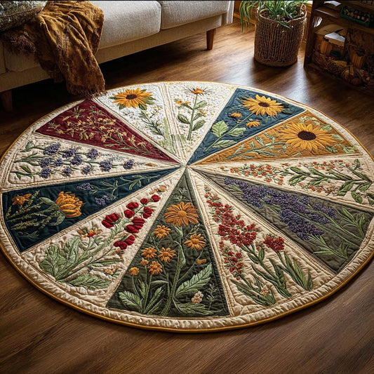 Blossom Dream Quilted Round Mat NCU0NNT2006