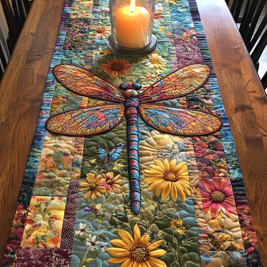Blossom Glide Quilted Table Runner NCU0NVH940