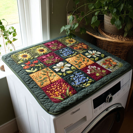 Blossom Glow Quilted Washer and Dryer Cover NCU0PTT1291