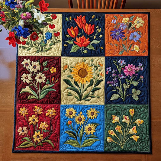 Blossom Harmony Quilted Table Topper NCU0NNT963