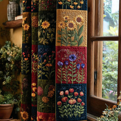 Blossom Haven Quilted Curtains NCU0PTT2221