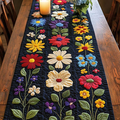 Blossom Path Quilted Table Runner NCU0NNT1851