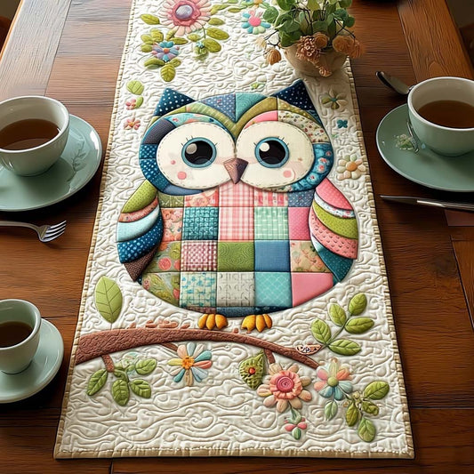 Blossom Pearch Quilted Table Runner NCU0DQQ0358