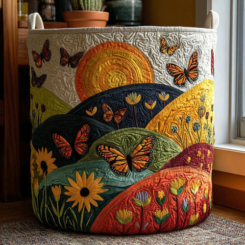 Blossom Ridge Quilted Laundry Basket NCU0PTT2598