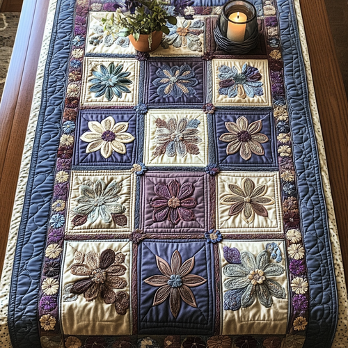 Blossom Vibe Quilted Table Runner NCU0NVH454