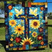 Blossoming Faith Quilted Blanket NCU0TH989