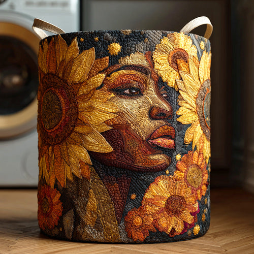 Blossoming Grace Quilted Laundry Basket NCU0NTD717